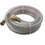 Tuyau d'aspiration 7 mètres en laiton renforcé de spirale rigide section MGD-2