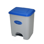 Poubelle avec pédale Bleu 35 litres Leiriplás®