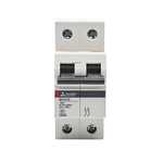 Disjoncteur BH-D6 2P 25A TYPE C N Courbe C. 6kA