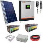 Kit Panneau Solaire maison 3000W 24V 8000Wh/jour