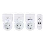 3 enchufes con 1 mando a distancia PG30