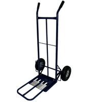 Chariot diable d'entrepôt extensible acier 250 kg MADER