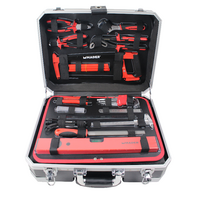 Malette outils avec chariot 142 pièces en chrome vanadium