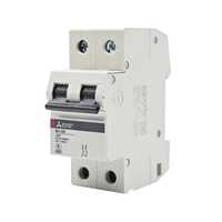 Disjoncteur BH-D6 2P 16A TYPE C N Courbe C. 6kA