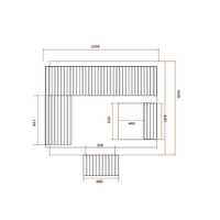 Sauna Gaïa Bella Poolstar pack accessoires inclus